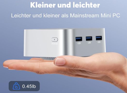 ACEMAGICIAN T8Plus Mini PC mit Intel CPU & 500GB SSD für 180,49€ (statt 250€)