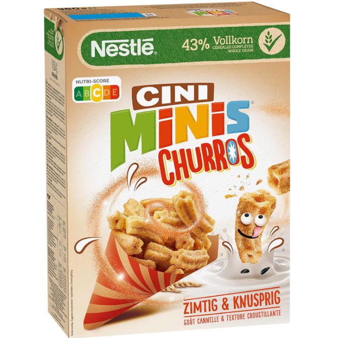 Nestlé CINI MINIS Churros mit 42% Vollkorn Anteil für 2,41€ (statt 4€)