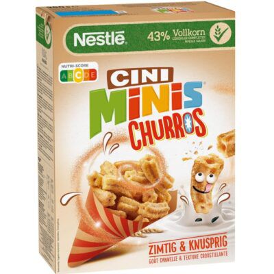 Nestlé CINI MINIS Churros mit 42% Vollkorn-Anteil für 2,78€ (statt 4€)