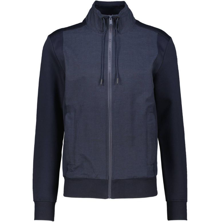 BOSS Sweatjacke P shepherd Marine für 145€ (statt 170€)