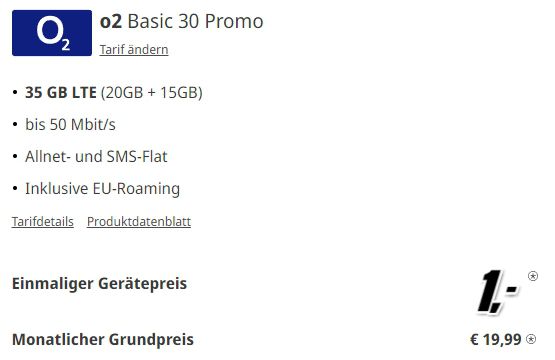 Google Pixel 8a für 1€ + o2 Allnet 35GB für 19,99€ mtl.