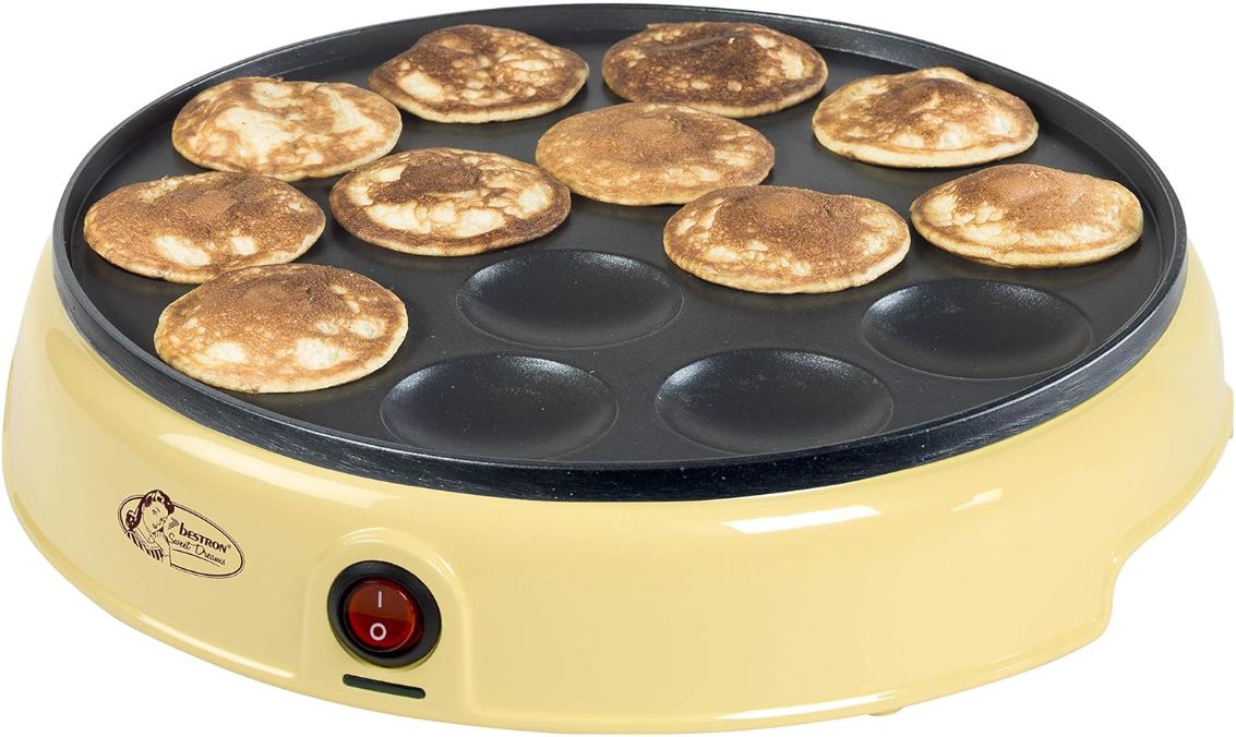 🥞 Bestron Sweet Dreams Poffertjes Maker in Gelb ab 17,78€ (statt 30€)