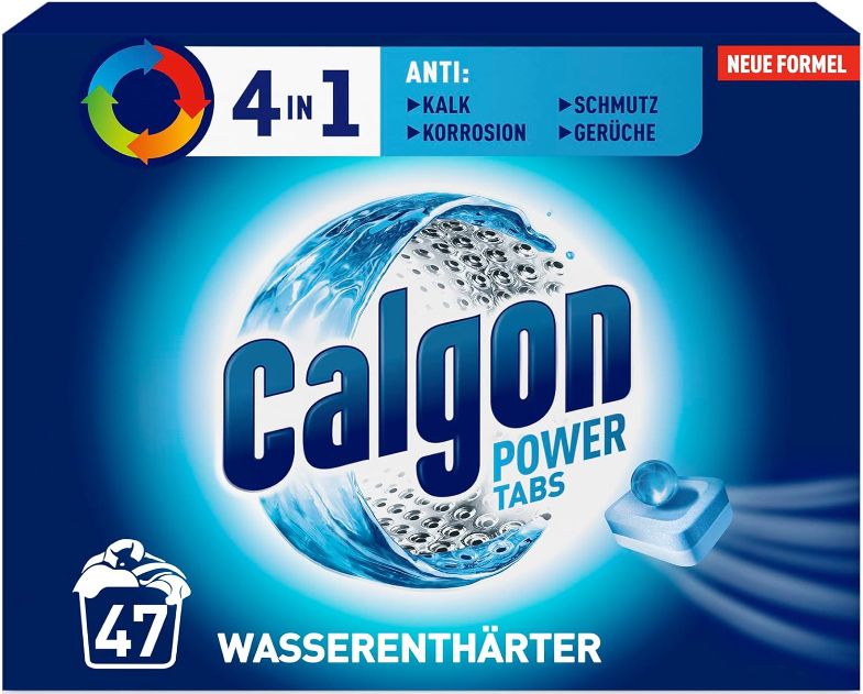 Calgon 4 in 1 Power Tabs gegen Kalkablagerungen   47er Pack für 5€ (statt 9€)