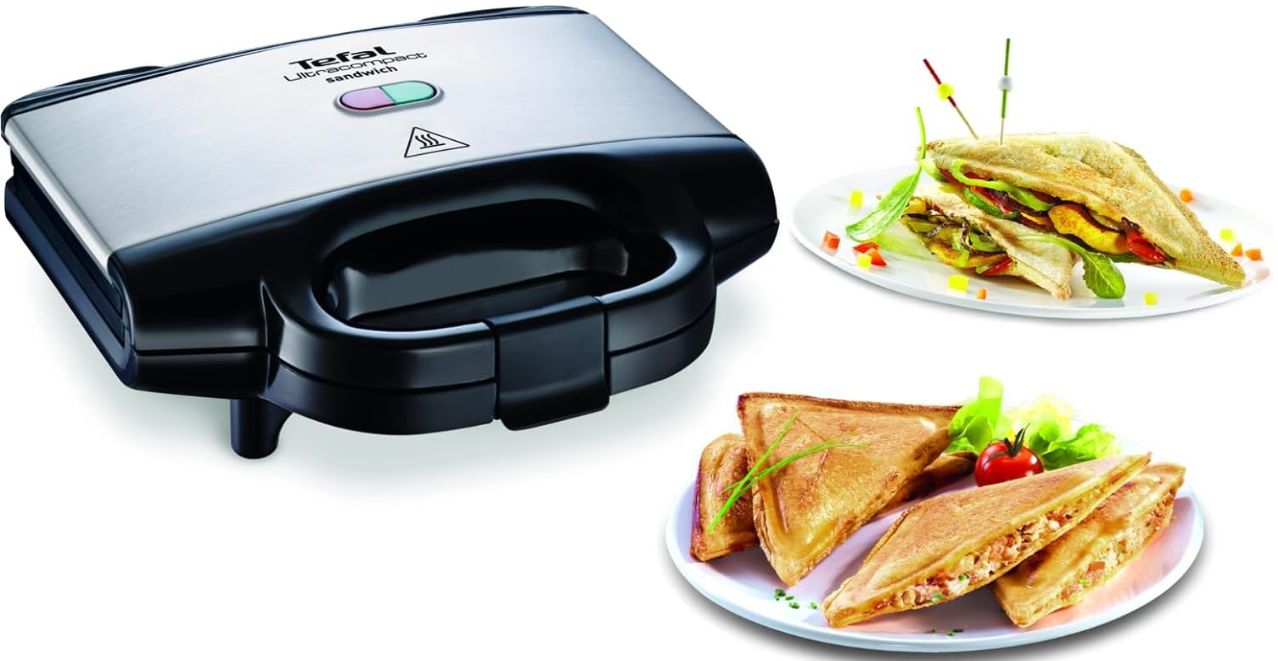 🥪 Tefal Ultra Compact SM1552 Sandwichmakerfür 22,49€ (statt 31€)