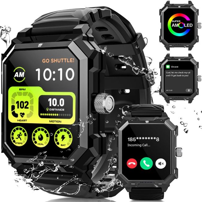 Rogbid Tank S3 Smartwatch   Misst Schritte & Herzfrequenz für 47,99€ (statt 80€)