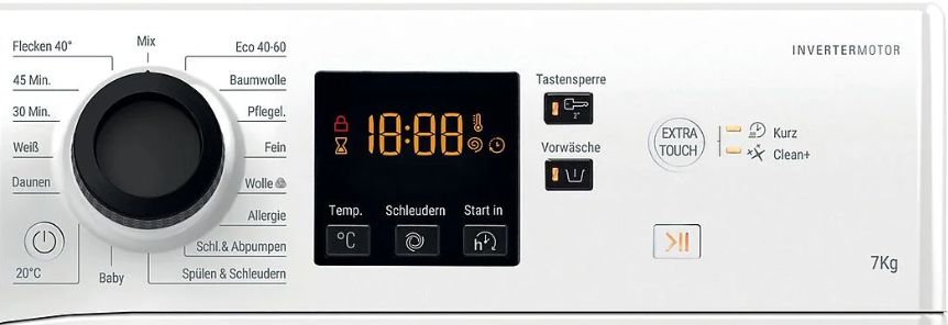 BAUKNECHT WM 7 M100 A Waschmaschine   7kg & 1.351 U/Min für 329,40€ (statt 396€)