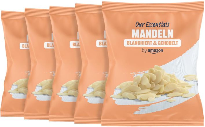 🐿️ 1kg by Amazon Mandeln Blanchiert & Gehobelt für 4,44€ (statt 10€)