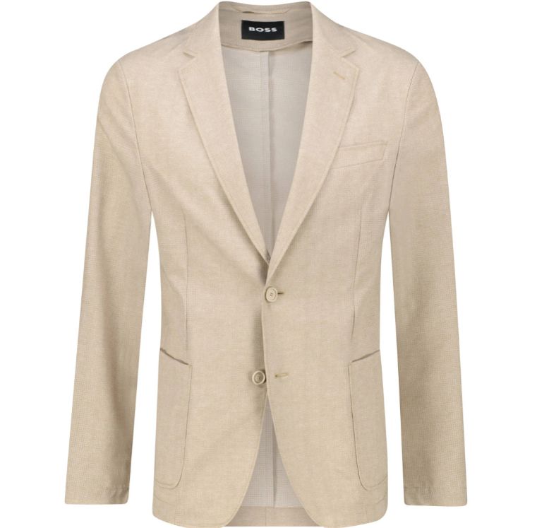 BOSS Sakko P HANRY in Slim Fit in Beige für 244,94€ (statt 300€)