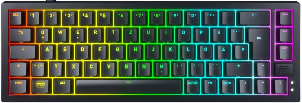 CHERRY XTRFY K5V2 Compact, mechanische Gaming Tastatur für 80,46€ (statt 117€)