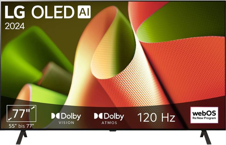 😲 LG 77B49LA OLED TV mit 77 Zoll und 120Hz für 1.999€ (statt 2.224€)