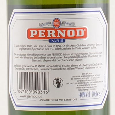 Pernod Kräuterlikör mit Sternanis & Kräuteraroma, 0,7L für 12,99€ (statt 20€)