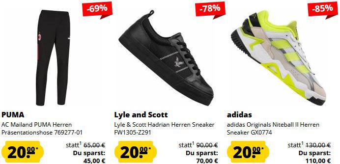 🔥 SportSpar: 20 Deals für nur je 20€   z.B. adidas NMD V3 GTX Sneaker ab 20€ (statt 60€)