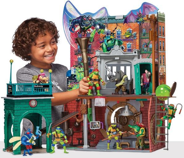 Teenage Mutant Ninja Turtles   Movie Sewer Lair Playset für 59,90€ (statt 78€)