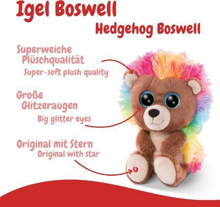 🧸 Nici 46625 Glubschis Igel Boswell, 25cm für 7,70€ (statt 13€)