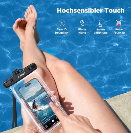 2er Pack Joyroom Wasserdichte Handyhülle bis 7 Zoll für 5,99€ (statt 15€)