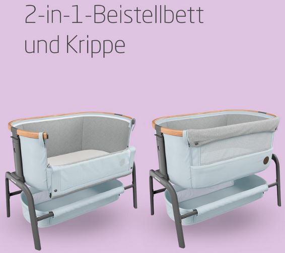 Maxi Cosi Iora Beistellbett, Faltbar für 157,46€ (statt 175€)