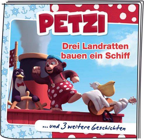 tonies Hörfigur   Petzi Drei Landratten Bauen ein Schiff für 12,99€ (statt 17€)