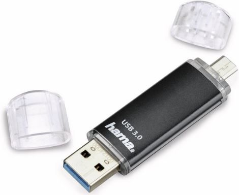 Hama FlashPen Laeta Twin USB Stick mit 128GB für 11,99€ (statt 16€)