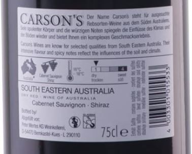 6 Flaschen Carsons Cabernet Sauvignon Shiraz ab 13,49€ (statt 18€)