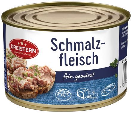 Dreistern Schmalzfleisch, 400 g ab 2,46€ (statt 4€)