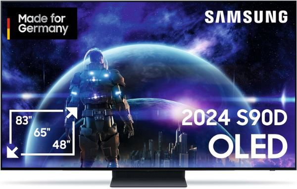 Samsung S90D 48 OLED 4K TV mit 100Hz für 899€ (statt 1.029€)