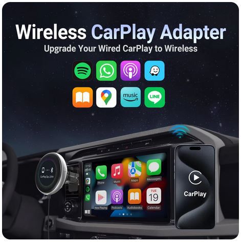 Ottocast Carplay Wireless Clip Adapter mit Display für 53,69€ (statt 160€)