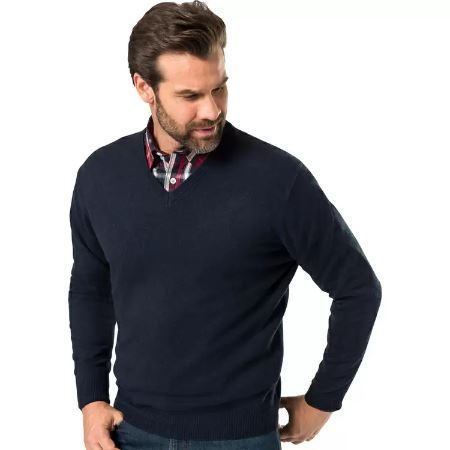 Royal Spencer Kaschmir Seiden Pullover mit V Ausschnitt für 86,87€ (statt 119€)