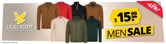 👕 SportSpar: Lyle & Scott Sale ab 15,99€ + 5€ Gutschein ab 60€