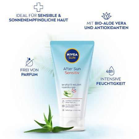 NIVEA SUN After Sun Sensitiv SOS Creme Gel, 175ml ab 3,95€ (statt 7€)