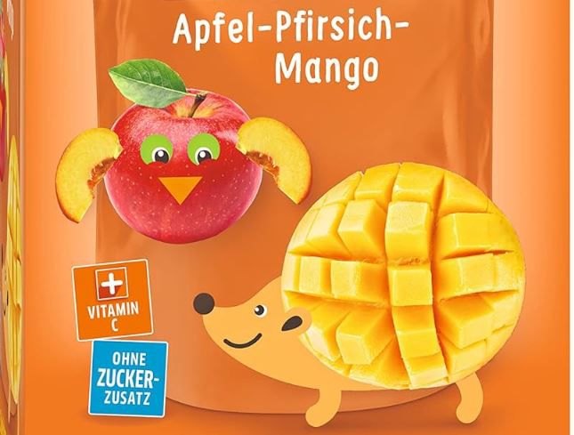 4 x 4er Pack Bebivita Kinder Spaß, Apfel Pfirsich Mango ab 7,35€ (statt 11€)