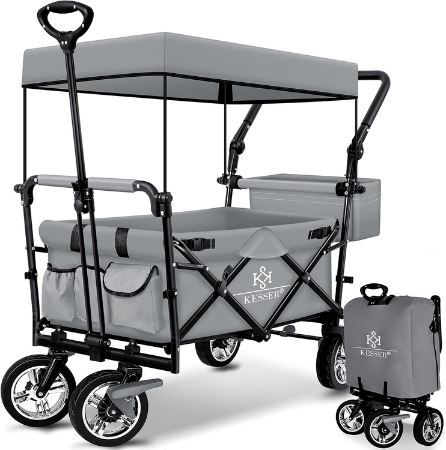 Kesser GT9000 Bollerwagen mit Dach bis 80Kg für 109,80€ (statt 133€)