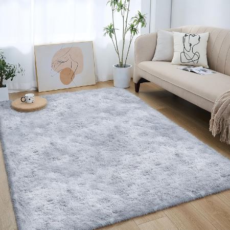 Lommegy Hochflor Teppich, 120x160cm für 20,99€ (statt 36€)