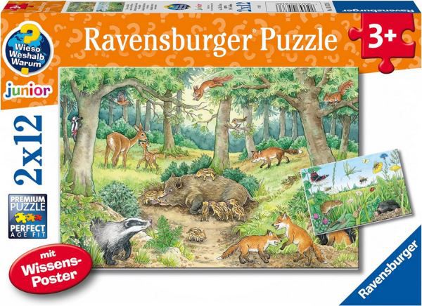 Ravensburger Tiere im Wald & auf der Wiese Puzzle für 7,49€ (statt 12€)