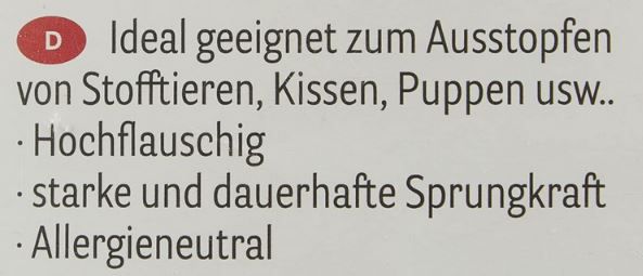 Rayher Hobby Füllwatte, hochflauschig, 500g für 7,99€ (statt 14€)