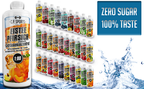 2x 1l C.P. Sports Getränkekonzentrat+ 2x Pumpspender für 18,99€ (statt 25€)