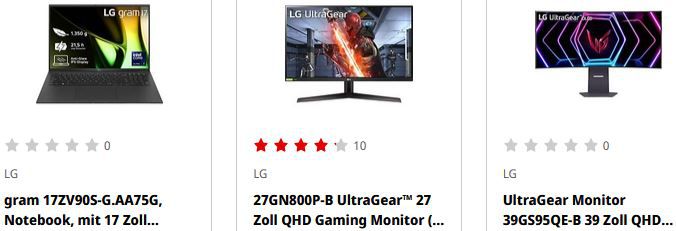 Media Markt: LG Aktionswoche mit TV, Haushalt & Gaming   z.B. 50 QNED TV 799€ (statt 949€)