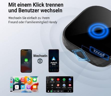 VeloBlast 2 in 1 Auto Wireless Adapter für 44,99€ (statt 60€)