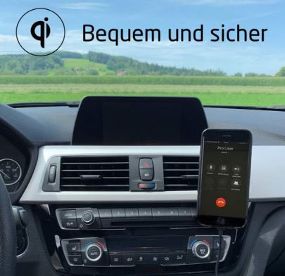 Pro User QI Handyhalterung für 9,99€ (statt 20€)