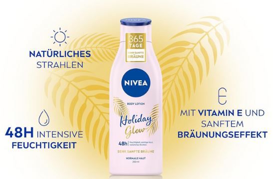 Nivea Holiday Glow Body Lotion, 200ml ab 2,92€ (statt 4€)