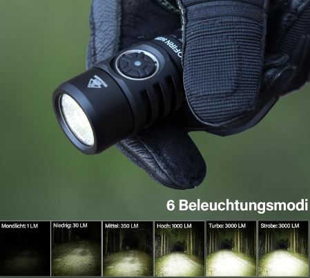 Sofirn SC29 Akku Taschenlampe mit 3.000 Lumen für 29,99€ (statt 50€)