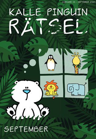 Update! Kalle Pinguin: Malbuch, Malbilder, Rätselhefte u.a. gratis downloaden