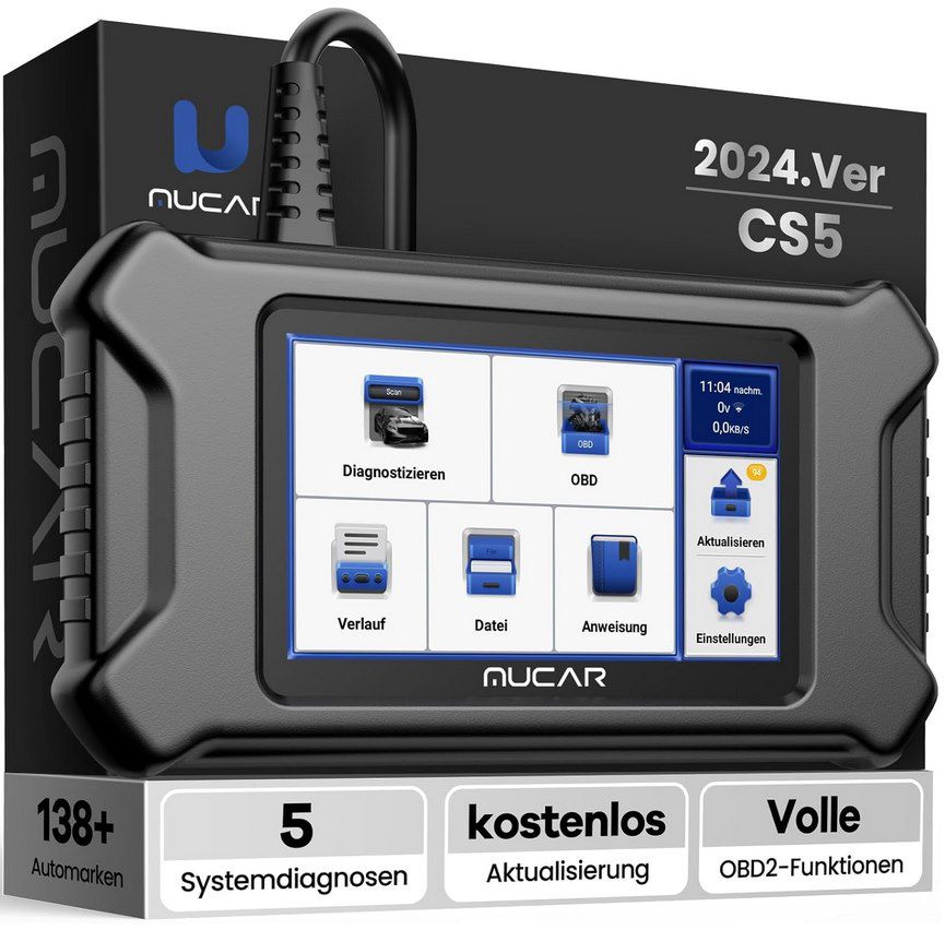 MUCAR CS5 OBD2 Diagnosegerät mit 5 Systemdiagnosen für 69,99€ (statt 106€)