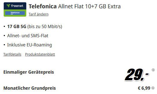 🤯 eff. nur 1,59€ mtl❗ Xiaomi Redmi Note 13 5G für 29€ + 17GB o2 Allnet Flat für 6,99€ mtl