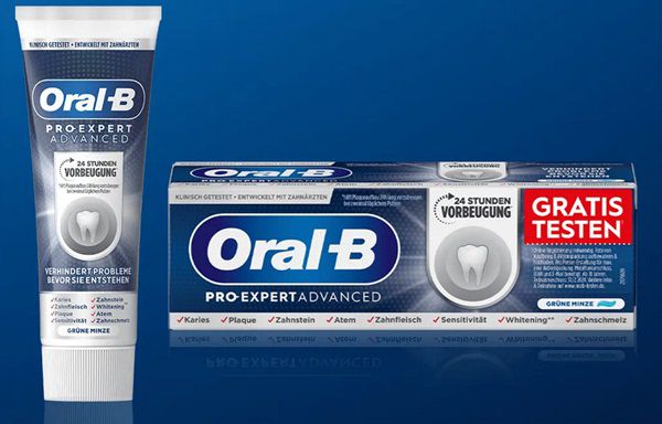 Geht noch! Oral B Pro Expert Advanced gratis ausprobieren