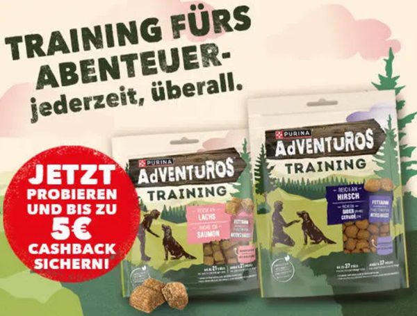 Purina AdVENTuROS Training gratis ausprobieren