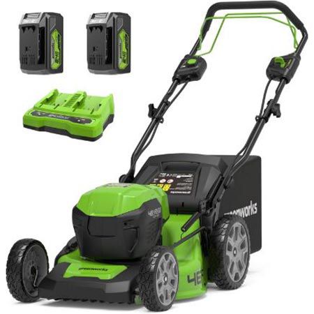 Greenworks 48V Akku Rasenmäher 46cm bis zu 480m² für 388,99€ (statt 530€)