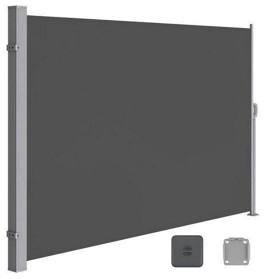 Songmics Seitenmarkise in Anthrazit, 160 x 300 cm für 51,99€ (statt 64€)