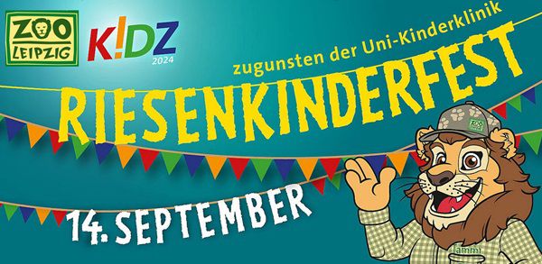 Erinnerung! Zoo Leipzig: Am 14.09.2024 zum K!DZ kostenloser Eintritt für Kinder