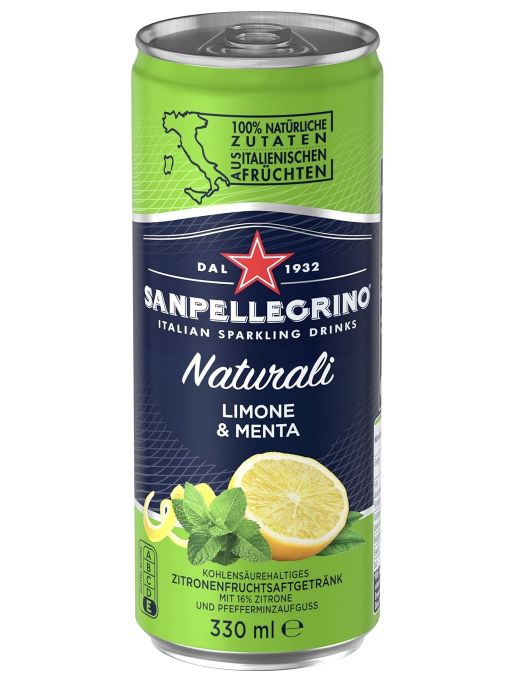 🍋 24x San Pellegrino Naturali Zitrone Minze ab 22,79€ (statt 28€)