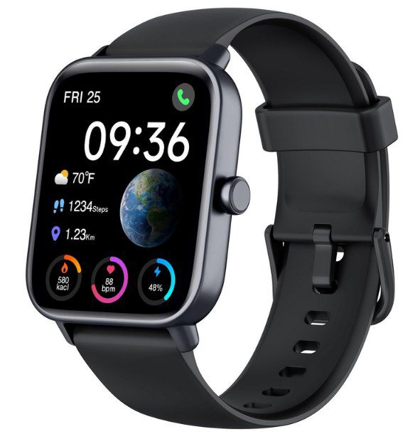 IDW19 Smartwatch mit 110 Sportmodi, Herzfrequenz & SpO2 für 20,99€ (statt 40€)